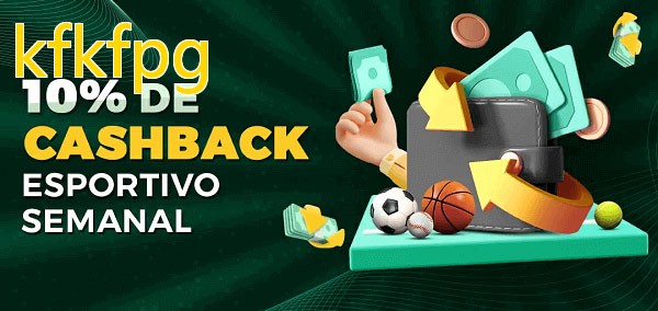 10% de bônus de cashback na kfkfpg